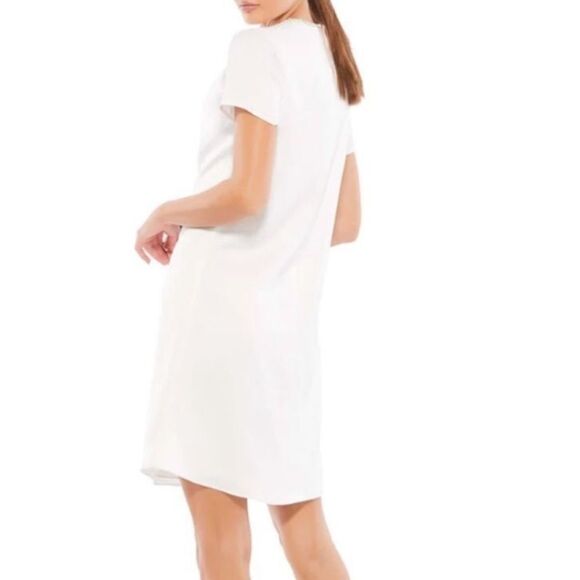 NWT leena for Mac Duggal Pleated Midi Dress $398 - Picture 9 of 11